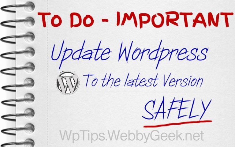 Steps to Update WordPress To The Latest Version